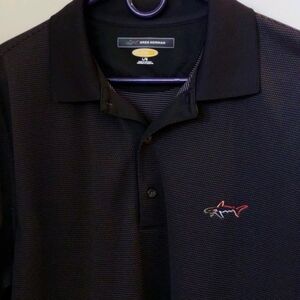Greg Norman play dry large men's black shirt